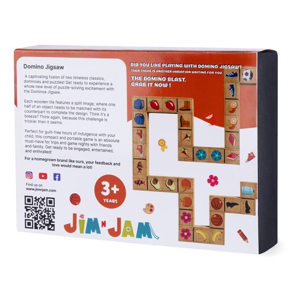 Dominoe Jigsaw 8 1 - Jim n Jam