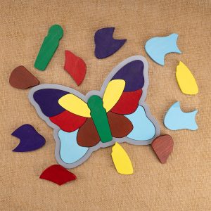 Fluttering Fun : Butterfly Wooden Puzzle