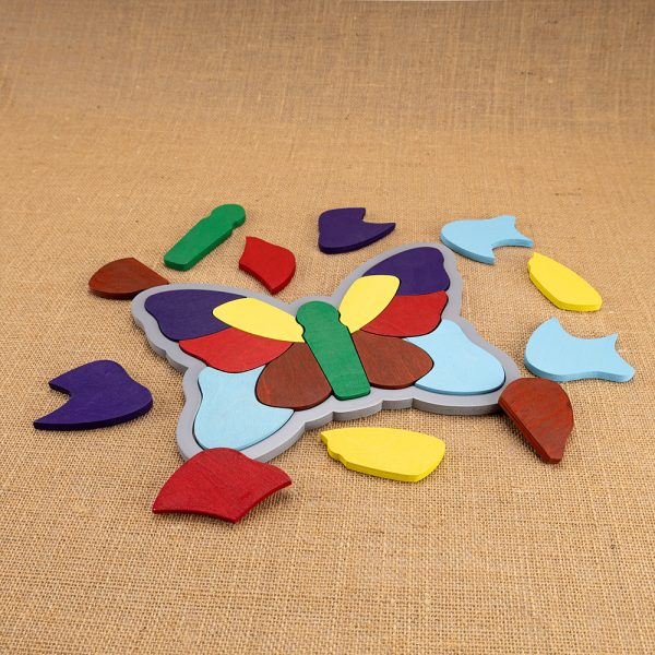 Butterfly Wooden Puzzle 4 - Jim n Jam