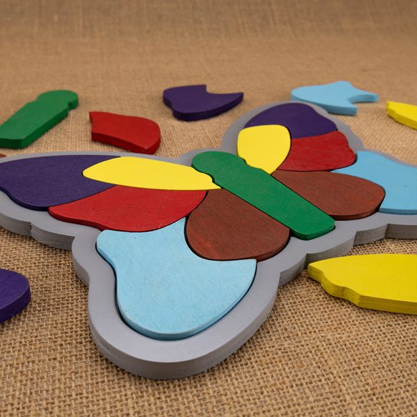 Butterfly Wooden Puzzle 5 - Jim n Jam