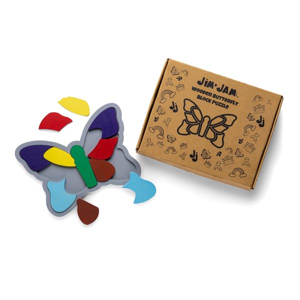 Butterfly Wooden Puzzle 6 - Jim n Jam