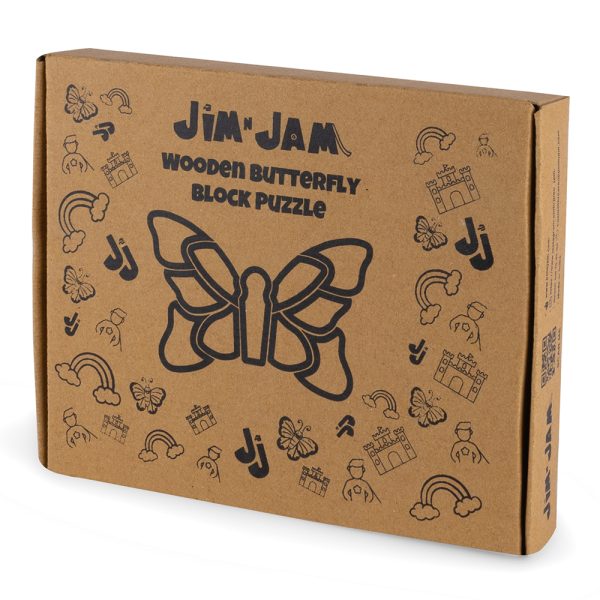 Butterfly Wooden Puzzle 9 - Jim n Jam