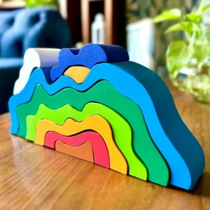 Wooden Mountain and Sun Stacke