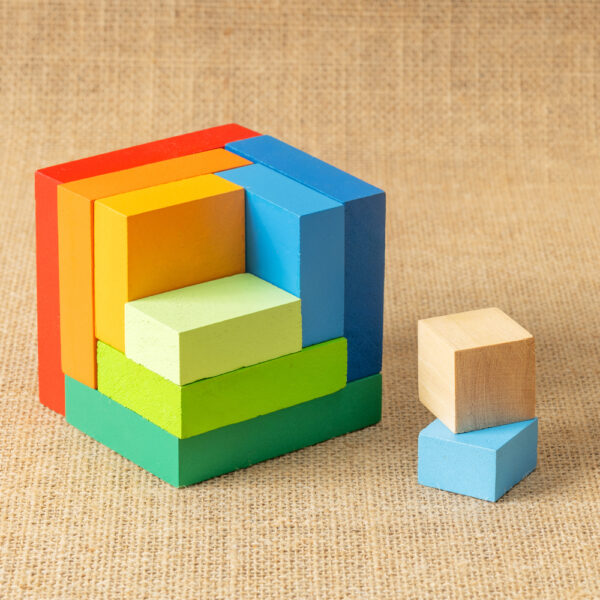 Rainbow Cube Blocks - Jim n Jam