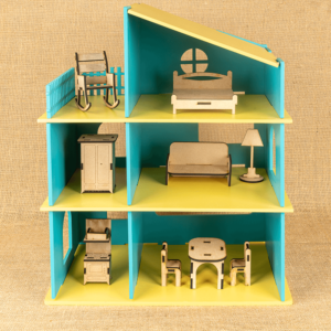 DIY Wooden Dollhouse Kit - Jim n Jam