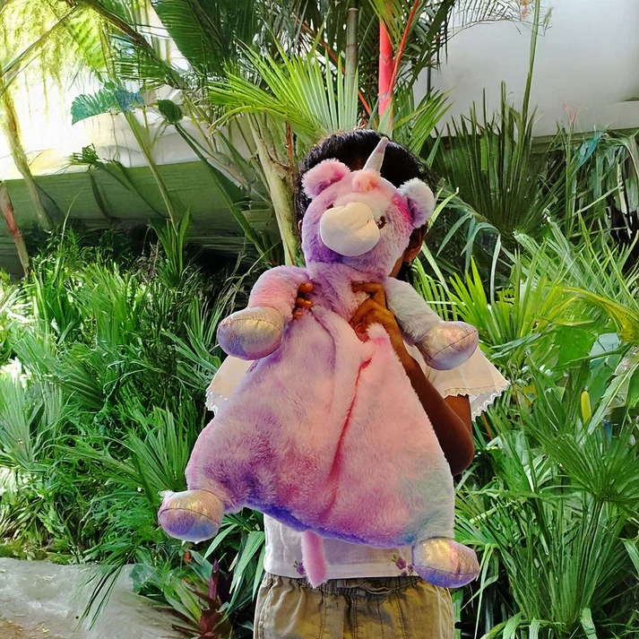 Stardust the Unicorn - Flat Plush Unicorn Toy for Dreamy Days