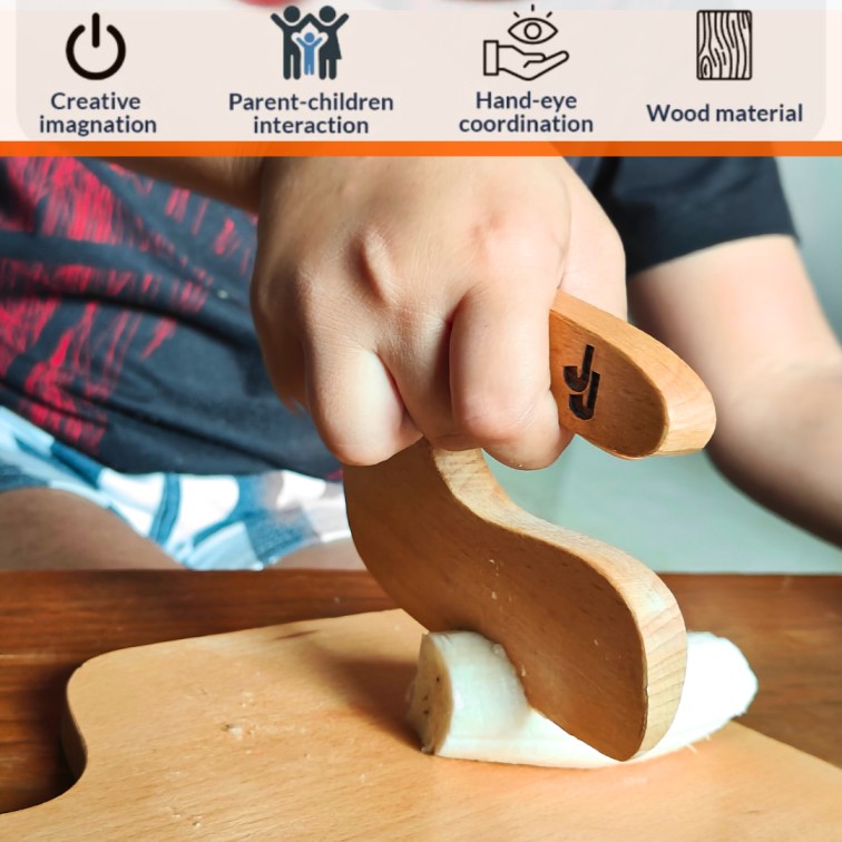 Montessori Cutting Board and Knife - Image 4