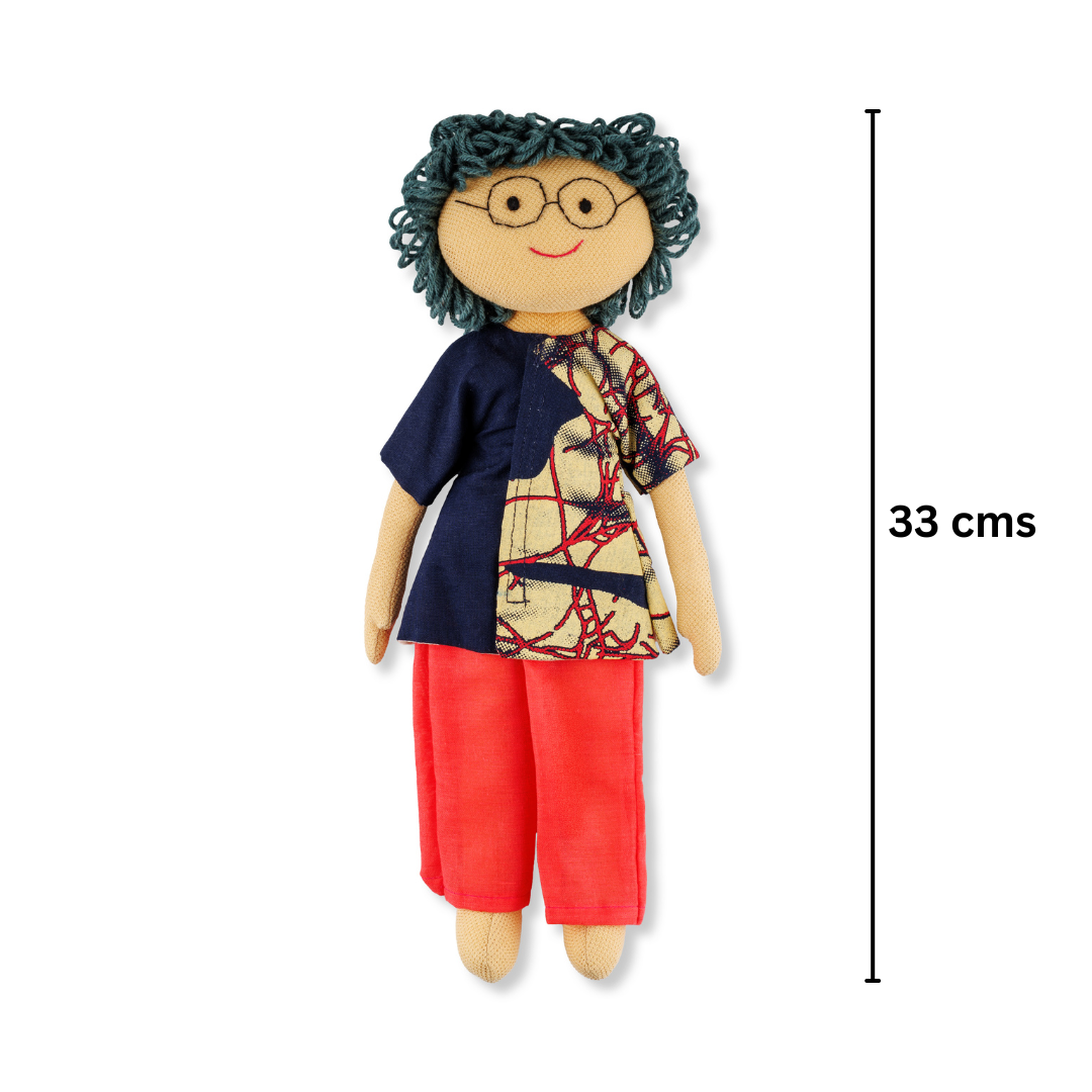 Dadu/Grandfather Handmade Rag Doll for Kids - Image 5